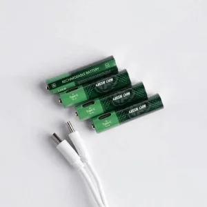 باتری نیم قلمی قابل شارژ گرین لاین مدل 500mWh بسته چهار عددی
