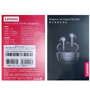 هندزفری بلوتوثی لنوو مدل Thinkplus live pods XT95 Pro Luminous