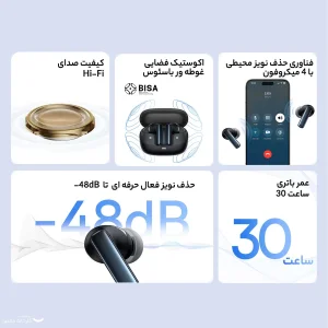 هدست بی سیم بیسوس مدل LDT YUMENI M2S BUDS BOWIE RUMMENI