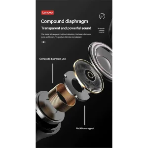 هدفون مخصوص بازی بلوتوثی لنوو مدل Thinkplus LivePods LP12