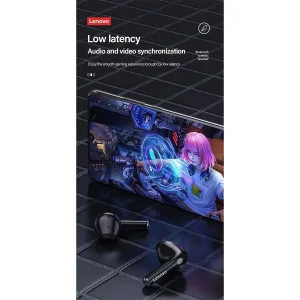 هدفون مخصوص بازی بلوتوثی لنوو مدل Thinkplus LivePods LP12