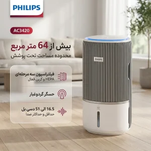 دستگاه تصفیه کننده هوا فیلیپس مدل AC3420