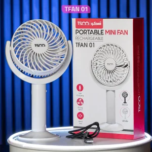 پنکه  شارژی رومیزی تسکو مدل TFAN 01