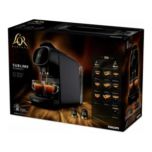 اسپرسوساز کپسولی 800 میلی‌لیتر فیلیپس مدل L'OR Barista Sublime LM9012 با فشار بخار 19 بار، قابلیت تهیه هم‌زمان 2 فنجان و کف شیرساز لور