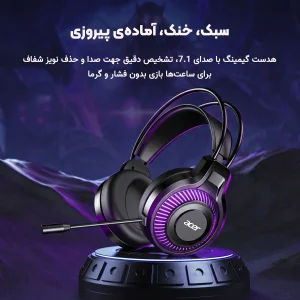 هدست گیمینگ رو گوشی ایسر مدل OHW303