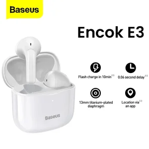هدفون بی سیم باسئوس مدل NIR CONDUCT E 3 EAR PBOWIE PHONE