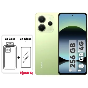 گوشی موبایل شیائومی مدل Redmi Note 14 4G دو سیم کارت ظرفیت 256 گیگابایت و رم 8 گیگابایت - به همراه 2 عدد کاور و 2 عدد محافظ صفحه نمایش