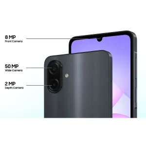گوشی موبایل سامسونگ مدل Galaxy A07 دو سیم کارت ظرفیت 128 گیگابایت و رم 4 گیگابایت  - به همراه شارژر 25 وات سامسونگ، 2 عدد قاب و 1 عدد محافظ صفحه نمایش