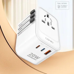 شارژر دیواری 20 وات 3 پورت الدینیو مدل Z9