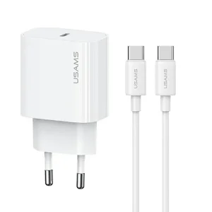 شارژر دیواری 20 وات یوسمز مدل oyxltz01 به همراه کابل USB-C