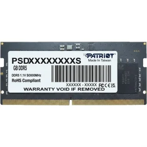 رم لپ‌تاپ DDR5 تک کاناله 4800 مگاهرتز CL40 پتریوت مدل Signature Line ظرفیت 16 گیگابایت