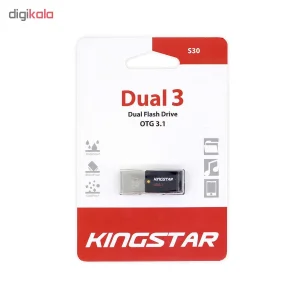 فلش مموری کینگ استار مدل S30 Dual 3 ظرفیت 64 گیگابایت