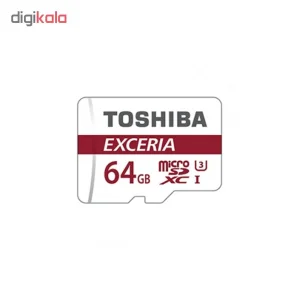 کارت حافظه microSDXC توشیبا مدل Exceria M302 کلاس 10 استاندارد UHS-I U3 سرعت 90MBps ظرفیت 64GB