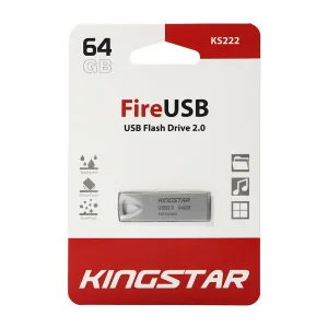 فلش مموری USB2.0 کینگ استار مدل KS222 ظرفیت 64 گیگابایت