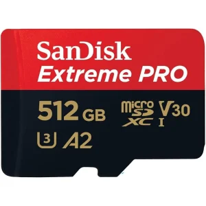 کارت حافظه SDSQXCU سن دیسک مدل Extreme Pro 4k استاندارد UHS-I سرعت 200MBps ظرفیت 512 گیگابایت