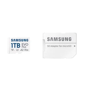 کارت حافظه microSDXC سامسونگ  مدل EVO PLUS کلاس A2 استاندارد UHS-U3 سرعت 160MBps ظرفیت1 ترابایت به همراه آداپتور SD