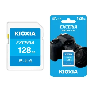 کارت حافظه SDXC کیوکسیا مدل EXCERIA کلاس 10 استاندارد UHS-1 سرعت 100MBps ظرفیت 128 گیگابایت