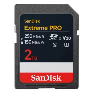 کارت حافظه SDXC سن دیسک مدل Extreme PRO کلاس 10 استاندارد UHS-I U3 سرعت 250MB/s ظرفیت 2 ترابایت