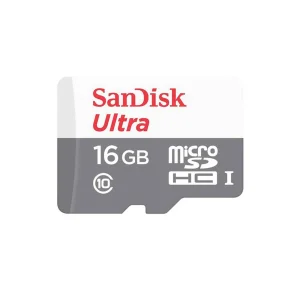 کارت حافظه microSDHC سن دیسک مدل Ultra کلاس 10 استاندارد UHS-I U1 سرعت 80MBps ظرفیت 16 گیگابایت
