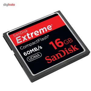 کارت حافظه CompactFlash سن دیسک مدل Extreme سرعت 400X 60MBps ظرفیت 16 گیگابایت