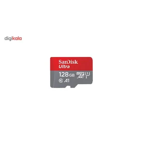 کارت حافظه Micro SDXC سن دیسک UHS-i Class 10 همراه با آداپتور SD ظرفیت 128GB