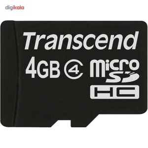 کارت حافظه‌ microSDHC ترنسند کلاس 4 ظرفیت 4 گیگابایت
