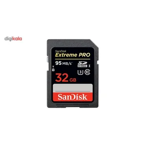 کارت حافظه SDHC سن دیسک مدل Extreme Pro استاندارد UHS-I U3 کلاس 10 سرعت 95MBps ظرفیت 32 گیگابایت