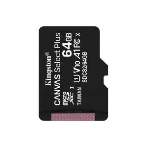 کارت حافظه microSDXC کینگستون مدل CANVAS کلاس 10 استاندارد UHS-I U1 سرعت 100MBps ظرفیت 64 گیگابایت
