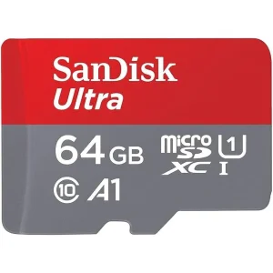 کارت حافظه microSD سن دیسک مدل Ultra A1 کلاس 10 استاندارد 1-UHS سرعت 100MBps ظرفیت 64 گیگابایت