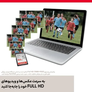 کارت حافظه SDXC سن دیسک مدل Ultra کلاس 10 استاندارد UHS-I U1 سرعت 140MBps ظرفیت 64 گیگابایت
