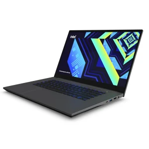 لپ‌تاپ اینتل مدل NUC X15 Arc با پردازنده Core i7-12700H و گرافیک Arc A730M 12GB، رم DDR5 32GB با فرکانس 4800MHz، حافظه SSD با ظرفیت 1TB، نمایشگر 15.6 اینچ IPS با وضوح Full HD و نرخ به‌روزرسانی 144Hz، دارای نور پس‌زمینه کیبورد