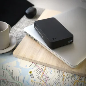 هارد اکسترنال سیلیکون پاور مدل Stream S05 ظرفیت دو ترابایت دارای رابط USB Type-A 3.2