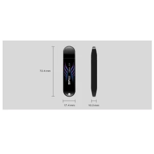 فلش مموری 64 گیگابایت سیلیکون پاور مدل Blaze B10 با رابط USB 3.1، نشانگر LED و خطوط بدنه حساس به دما