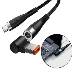 کابل تبدیل USB-C به DC باسئوس مدل CATXC-U01 مناسب برای لپ تاپ لنوو