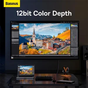 کابل DisplayPort بیسوس مدل BS-OH142 طول 1.5 متر