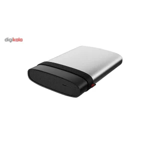 هارد اکسترنال سیلیکون پاور مدل Armor A85 ظرفیت دو ترابایت دارای رابط USB Type-A 3.2