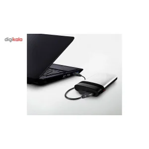 هارد اکسترنال سیلیکون پاور مدل Armor A85 ظرفیت دو ترابایت دارای رابط USB Type-A 3.2