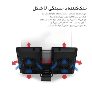 پایه خنک کننده  لپ تاپ دیپ کول مدل DP-N214A5-UPAL 2022