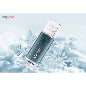 فلش مموری 128 گیگابایت سیلیکون پاور مدل Marvel M01 با رابط USB3.0، بدنه آلومینیومی، درپوش محافظ و نشانگر LED