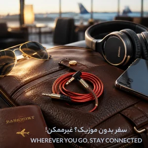 کابل AUX ریمکس مدل 3.5-AUX طول 0.9 متر