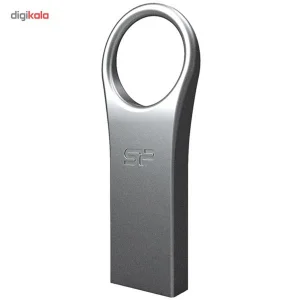 فلش مموری 32 گیگابایت سیلیکون پاور مدل Firma F80 با رابط USB 2.0، بدنه آلیاژ روی بدون درب و مقاوم در برابر شوک و لرزش