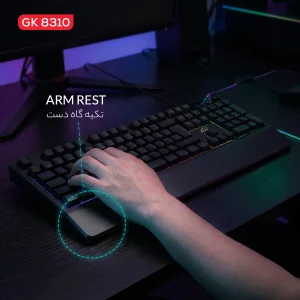 کیبورد گیمینگ شبه مکانیکال تسکو مدل GK 8310 Ares