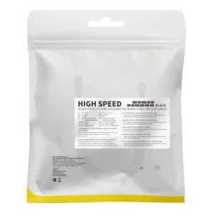 کابل شبکه Cat7 باسئوس مدل HIGH SPEED SEVEN TYPES 10GIGABIT