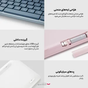 کیبورد بی سیم شیائومی مدل XMBXJP01YM، سوییچ ممبران، Tenkeyless