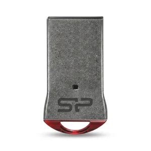 فلش مموری 64 گیگابایت سیلیکون پاور مدل Jewel J01 با رابط USB سه، بدنه استیل ضدزنگ و مقاوم در برابر آب، لرزش، گردوغبار و اثرانگشت