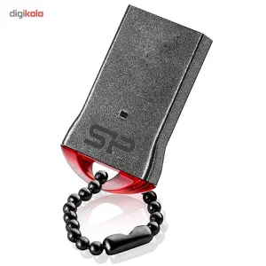 فلش مموری 64 گیگابایت سیلیکون پاور مدل Jewel J01 با رابط USB سه، بدنه استیل ضدزنگ و مقاوم در برابر آب، لرزش، گردوغبار و اثرانگشت