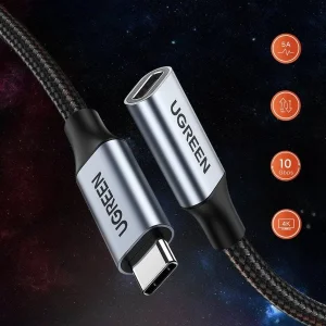کابل افزایش طول USB-C یوگرین مدل US372-30205 طول 1 متر