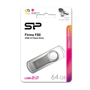 فلش مموری سیلیکون پاور مدل Firma F80 ظرفیت 64 گیگابایت با رابط USB2.0