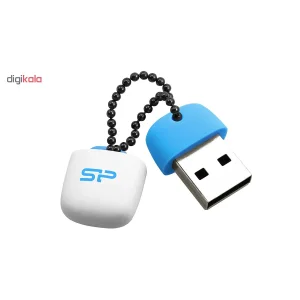فلش مموری سیلیکون پاور مدل Touch T07 ظرفیت 32 گیگابایت، رابط USB 2.0، سازگار با ویندوز و مک، سرعت خواندن 15 مگابیت بر ثانیه و سرعت نوشتن 5 مگابیت بر ثانیه، طراحی مقاوم و سبک