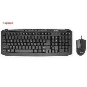 کیبورد و ماوس تسکو مدل TKM 8054N، سوییچ ممبران، Full-Size